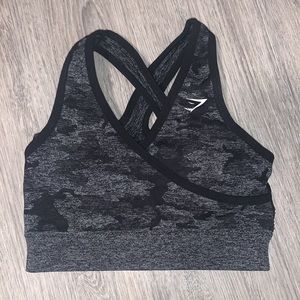 gymshark camo sports bra